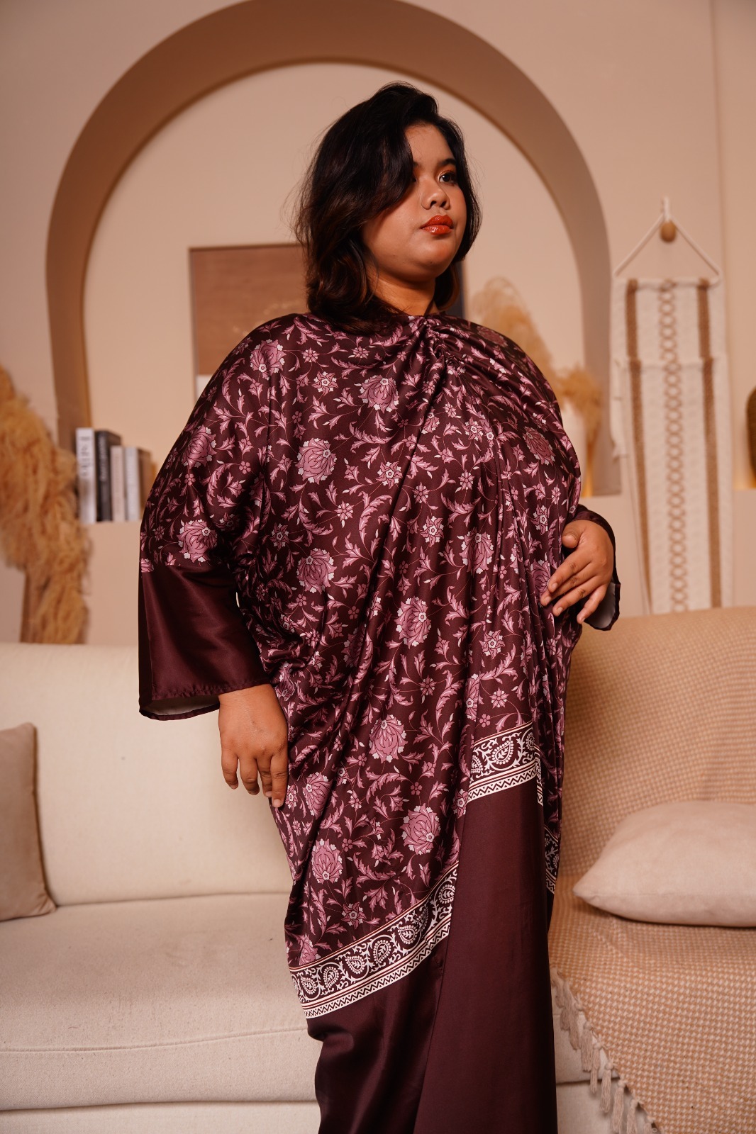 premium anggun pleats kaftan