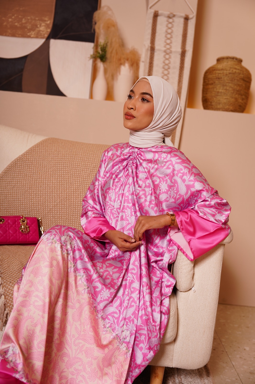 premium anggun pleats kaftan