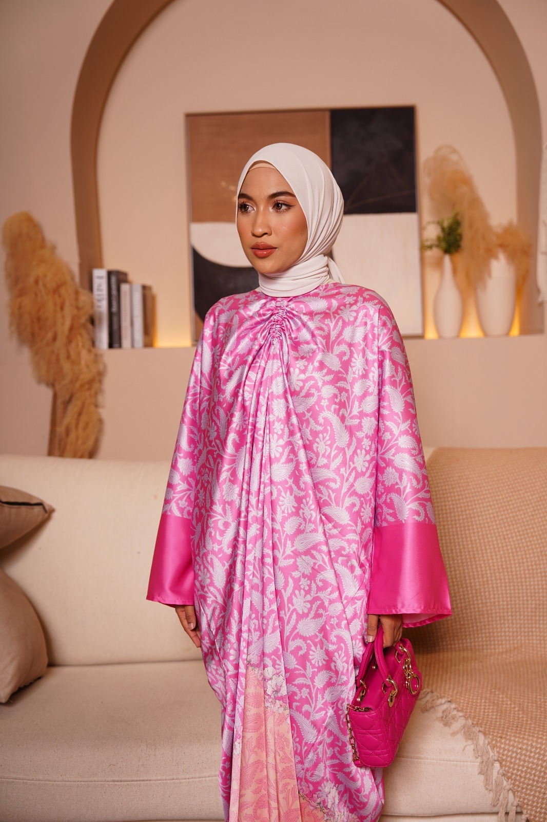 premium anggun pleats kaftan