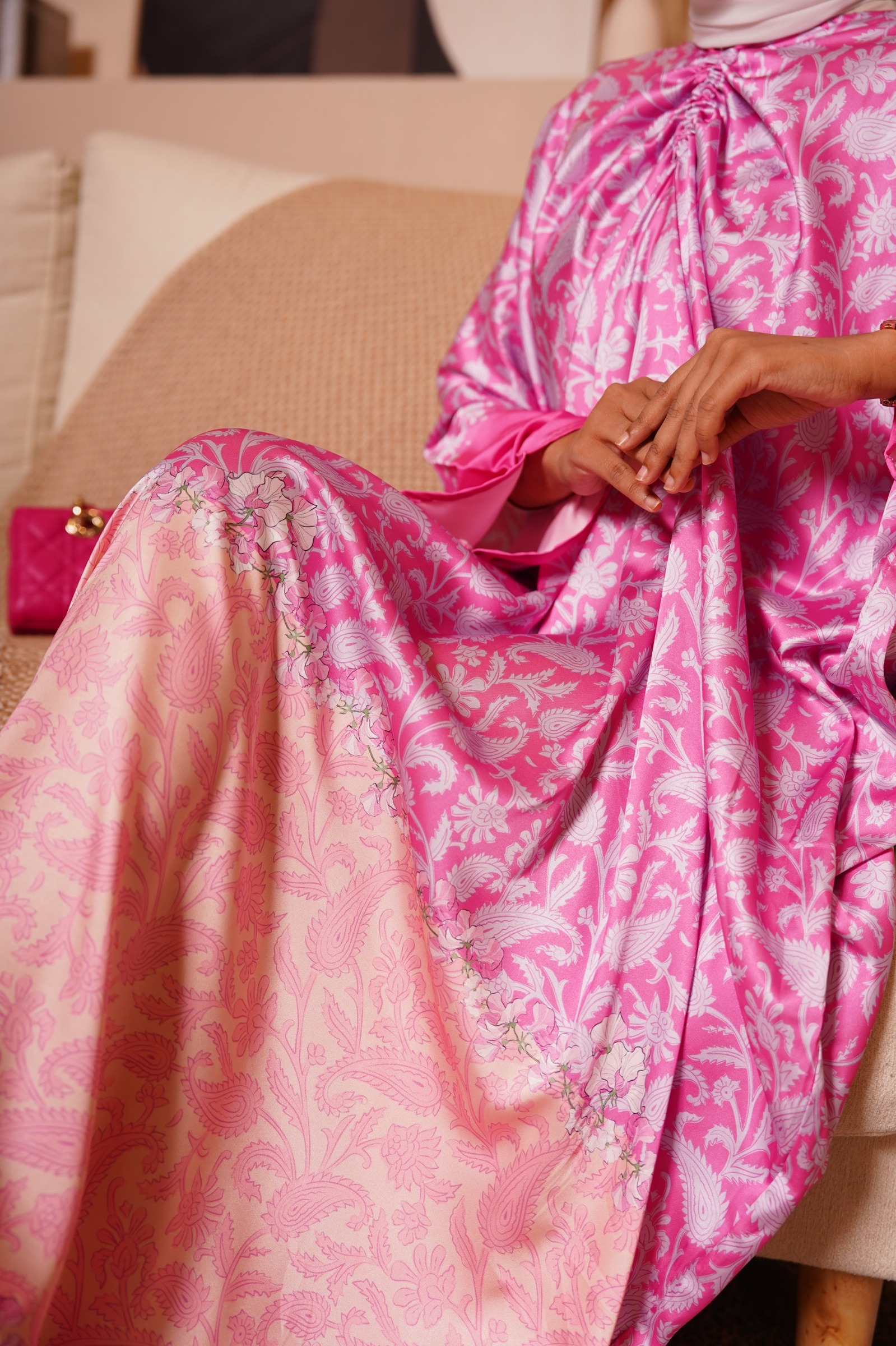premium anggun pleats kaftan