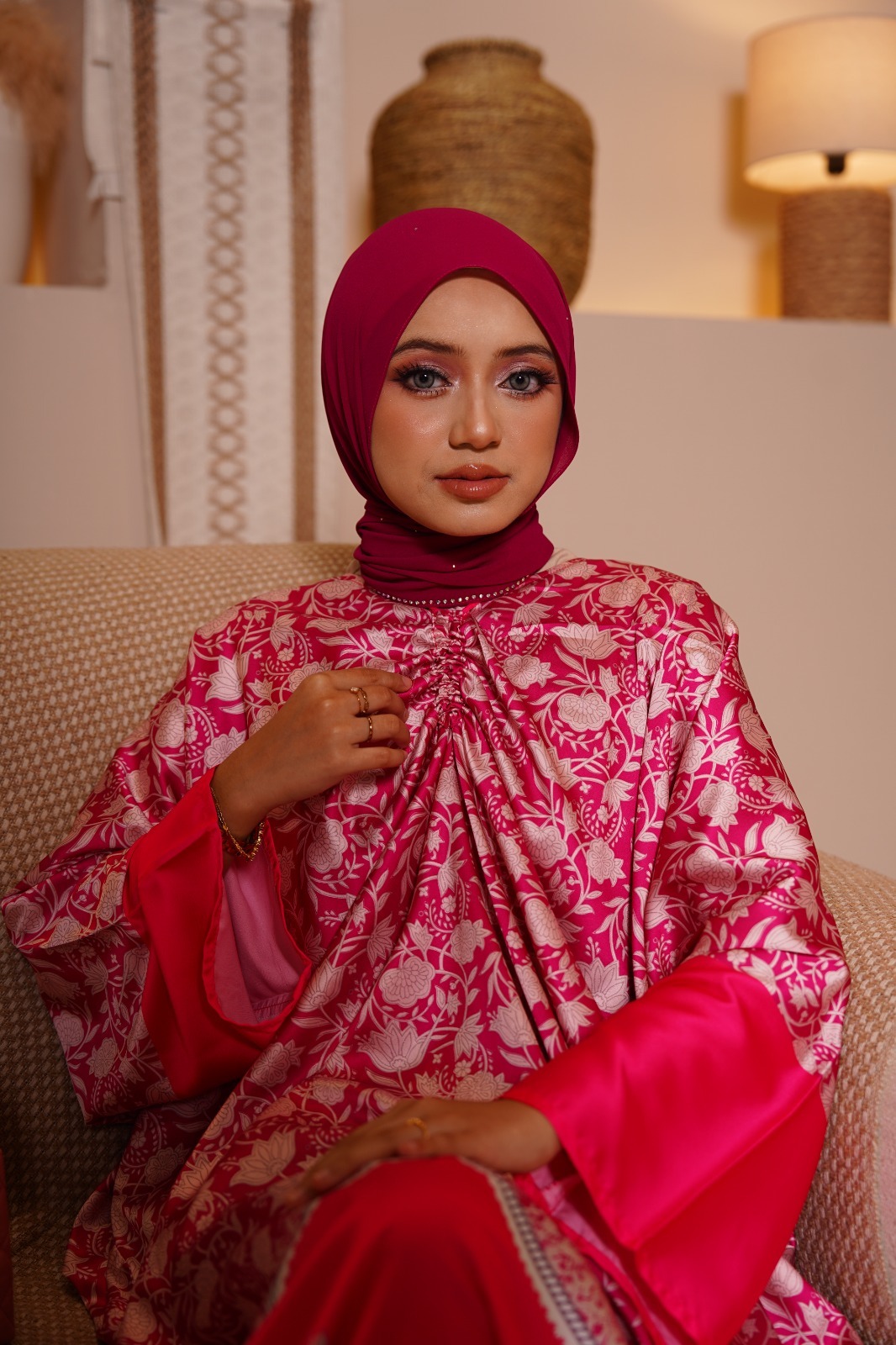 premium anggun pleats kaftan