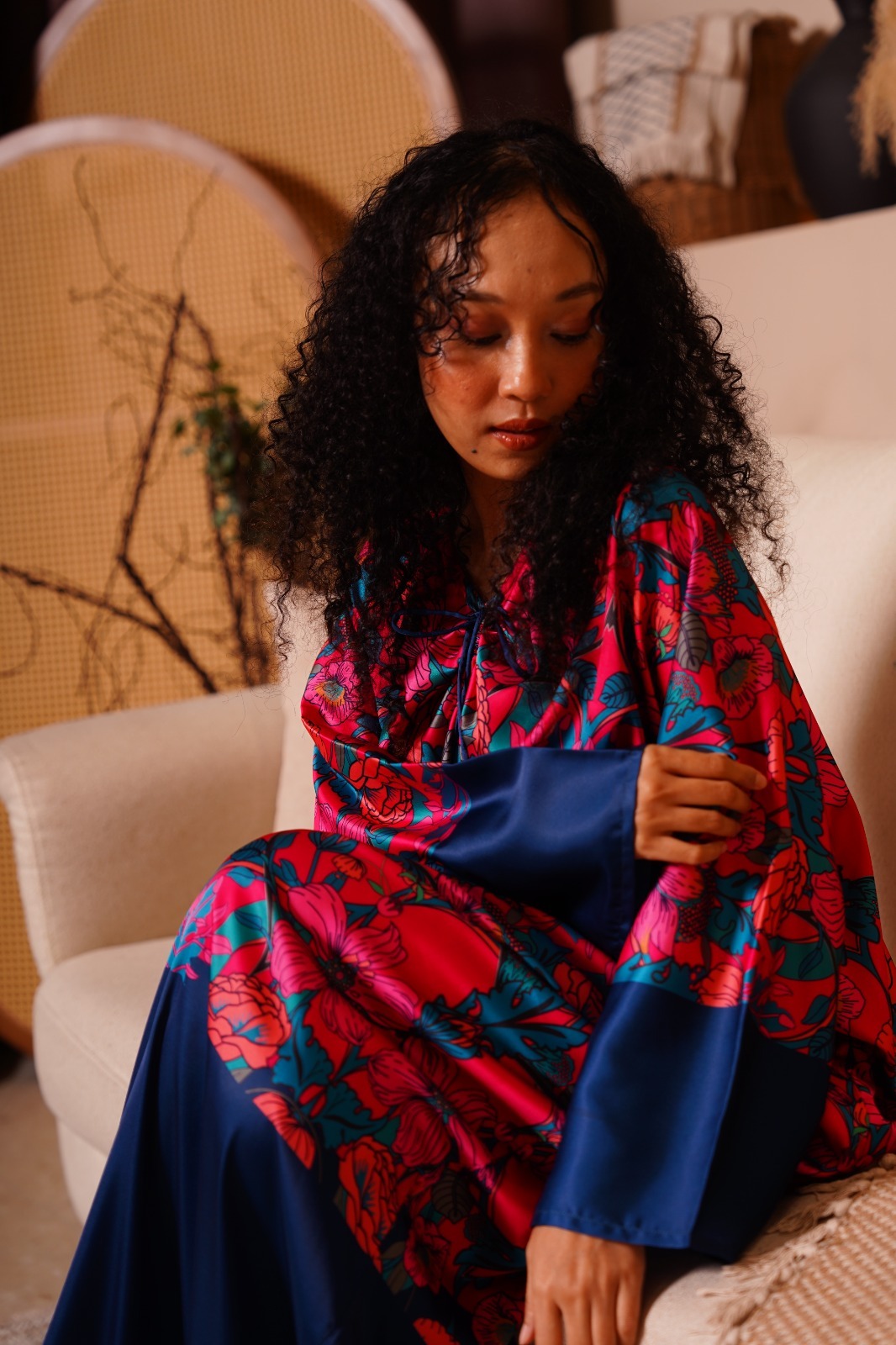 premium anggun pleats kaftan