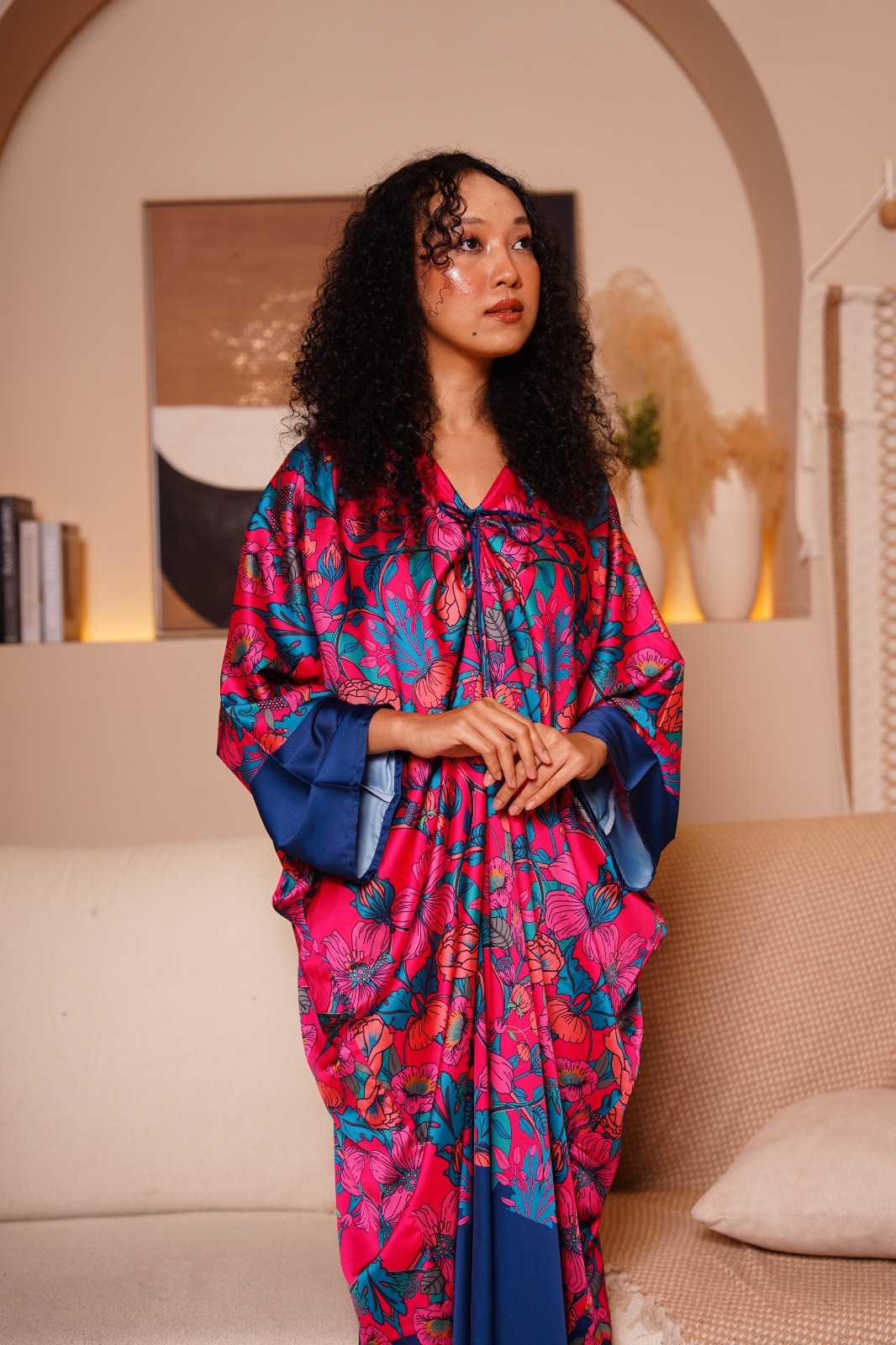 premium anggun pleats kaftan