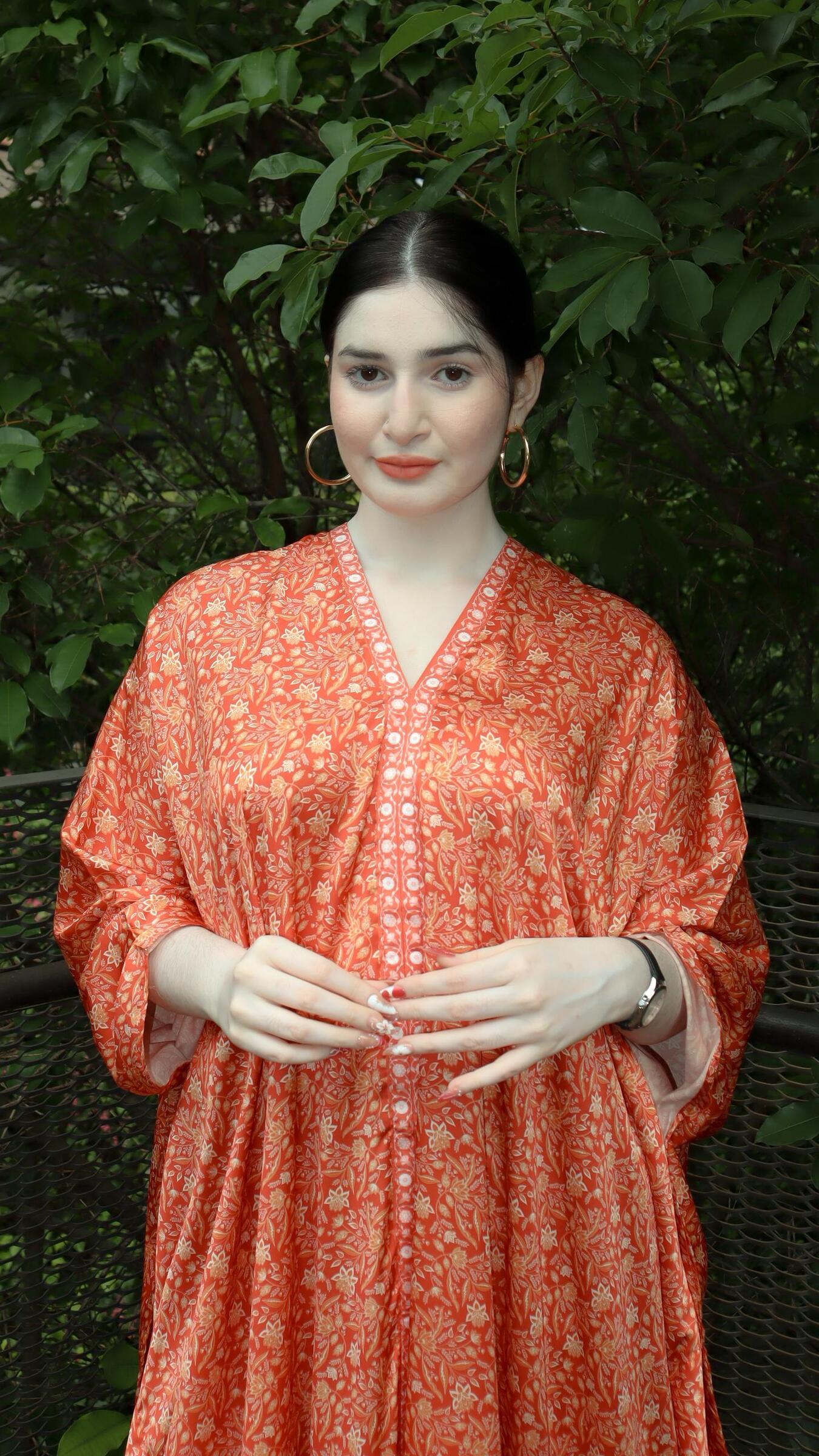 Marissa Kaftan Brique Orange
