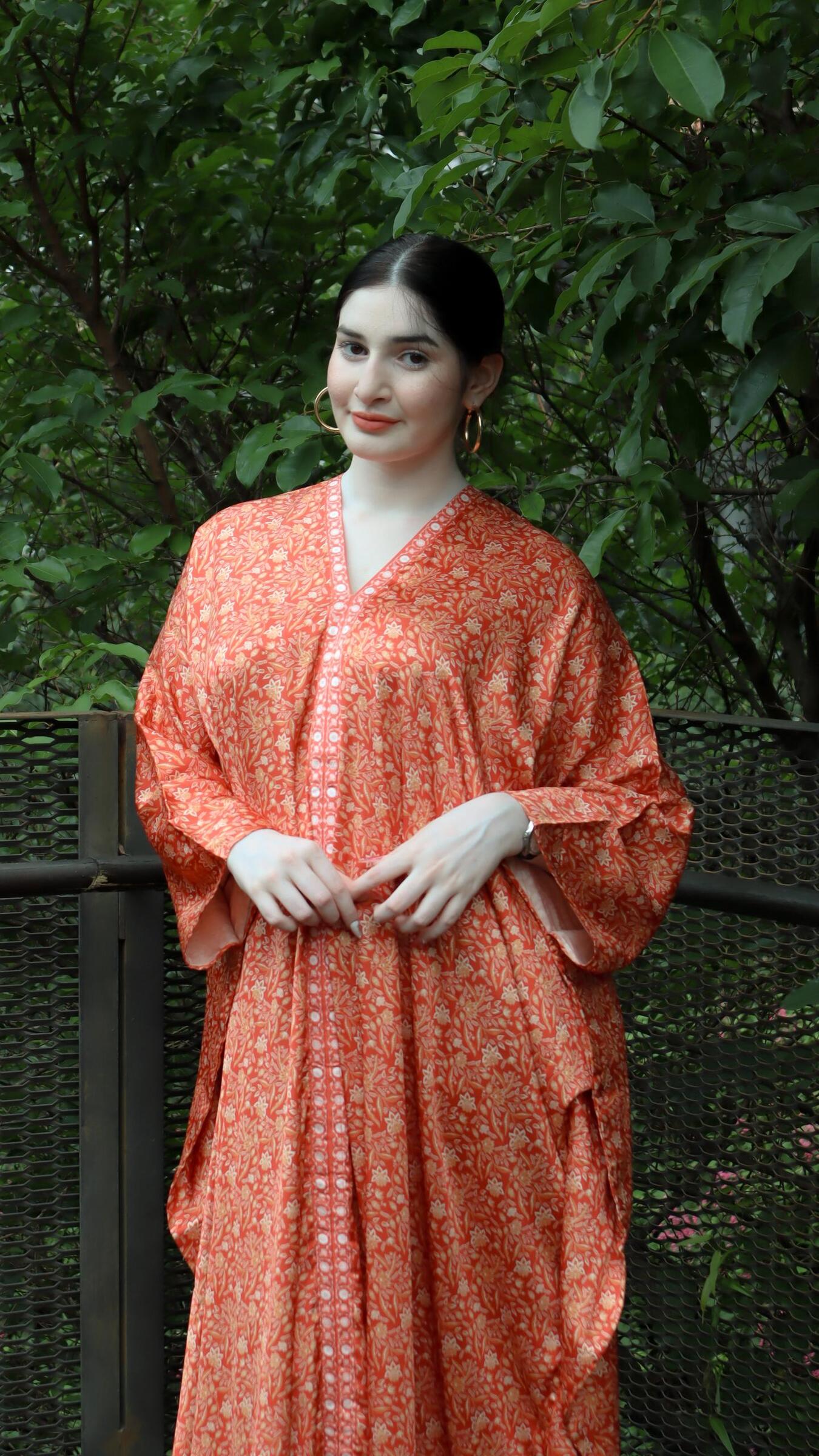 Marissa Kaftan Brique Orange