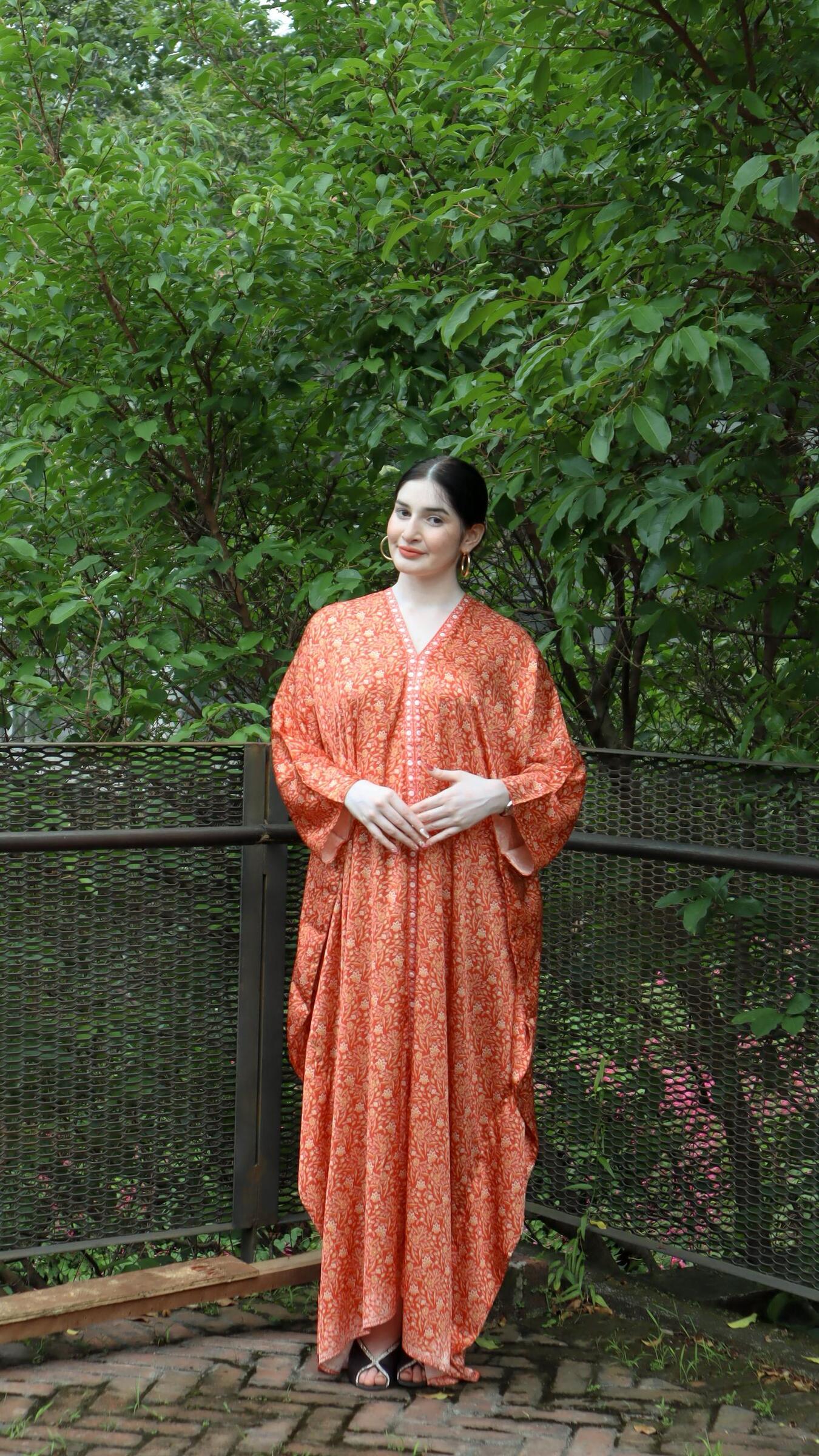 Marissa Kaftan Brique Orange