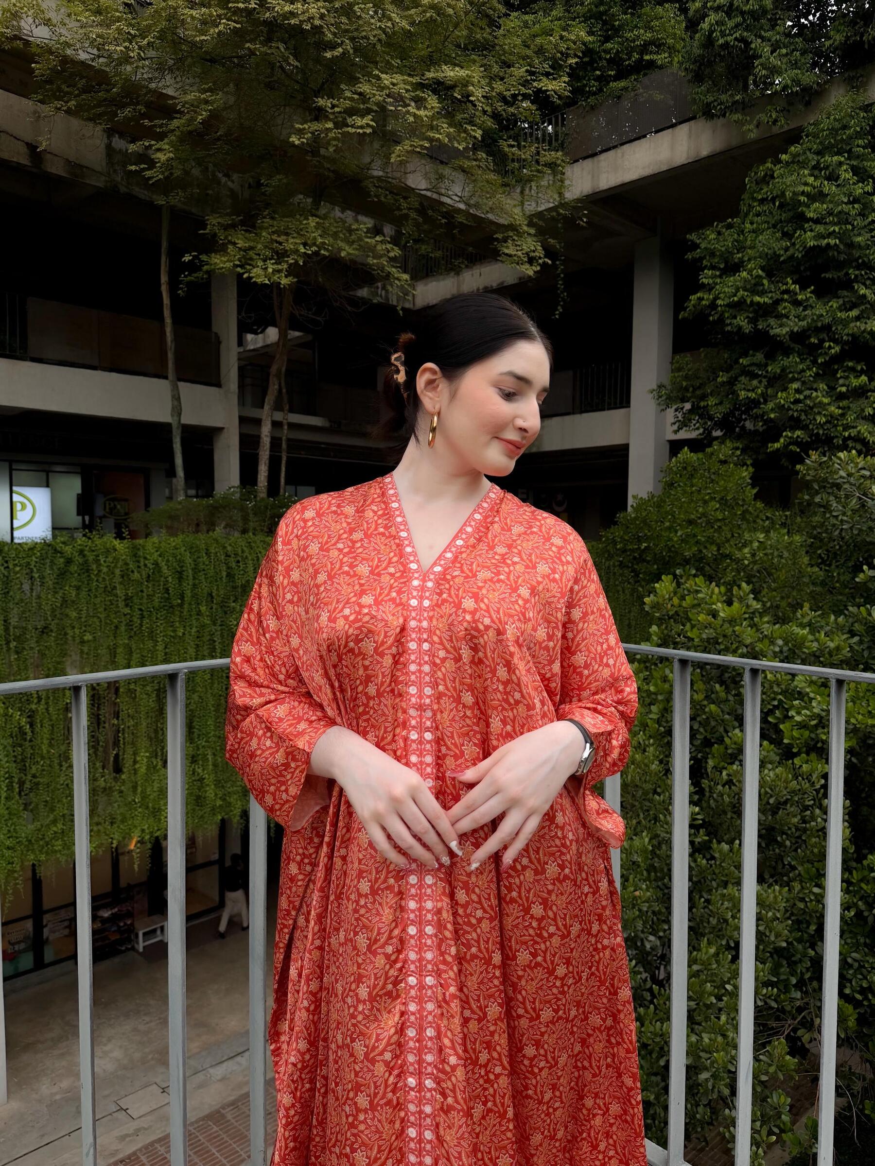 Marissa Kaftan Brique Orange
