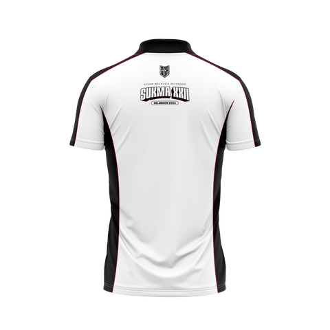 Half Zipper Polo Shirt - Back