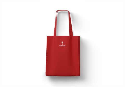 Non Woven Bag Red2 Mockup