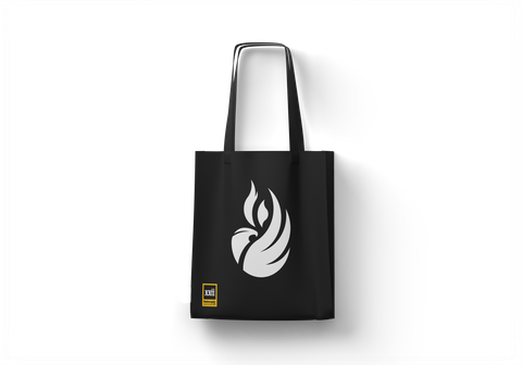Non Woven Bag Black Mockup