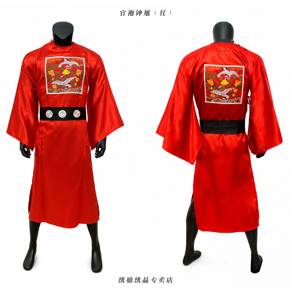 官袍钟馗 红