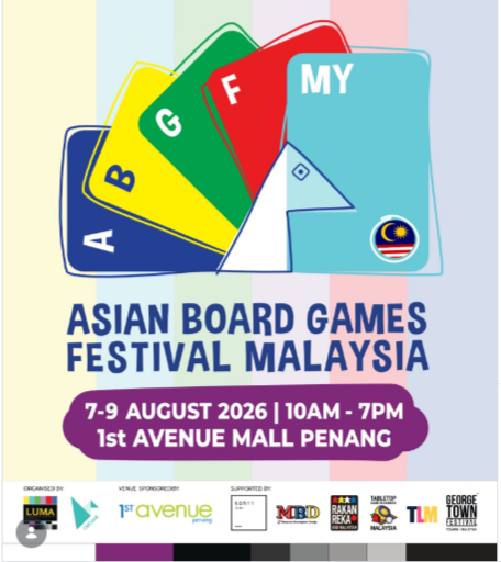 2026-Aug (7th-9th) ABGFMY Asian Board Games Festival Malaysia 2026 Penang
