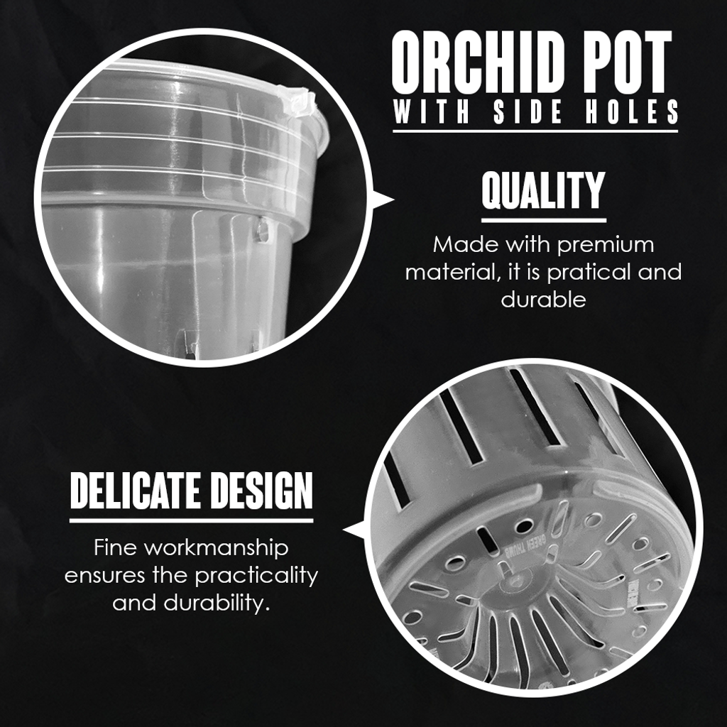 Orchid Pot W Side Holes (3)