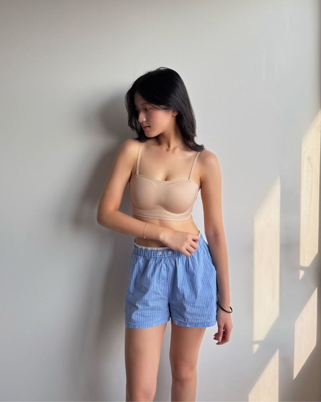 (粉底)无痕平口抹胸 5