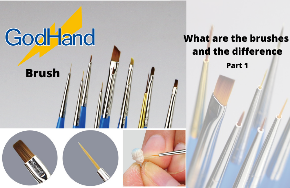 Hand painting with God Hand. What are the brushes and the difference - Part 1