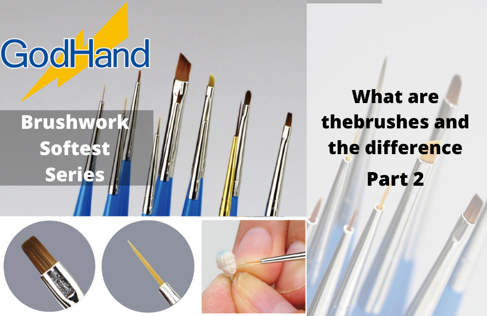 Hand painting with God Hand. What are the brushes and the difference - Part 2