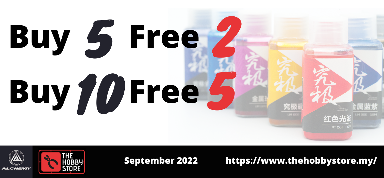Alchemy Paints Give Away Buy 10 Free 5, Buy 5 Free 2
