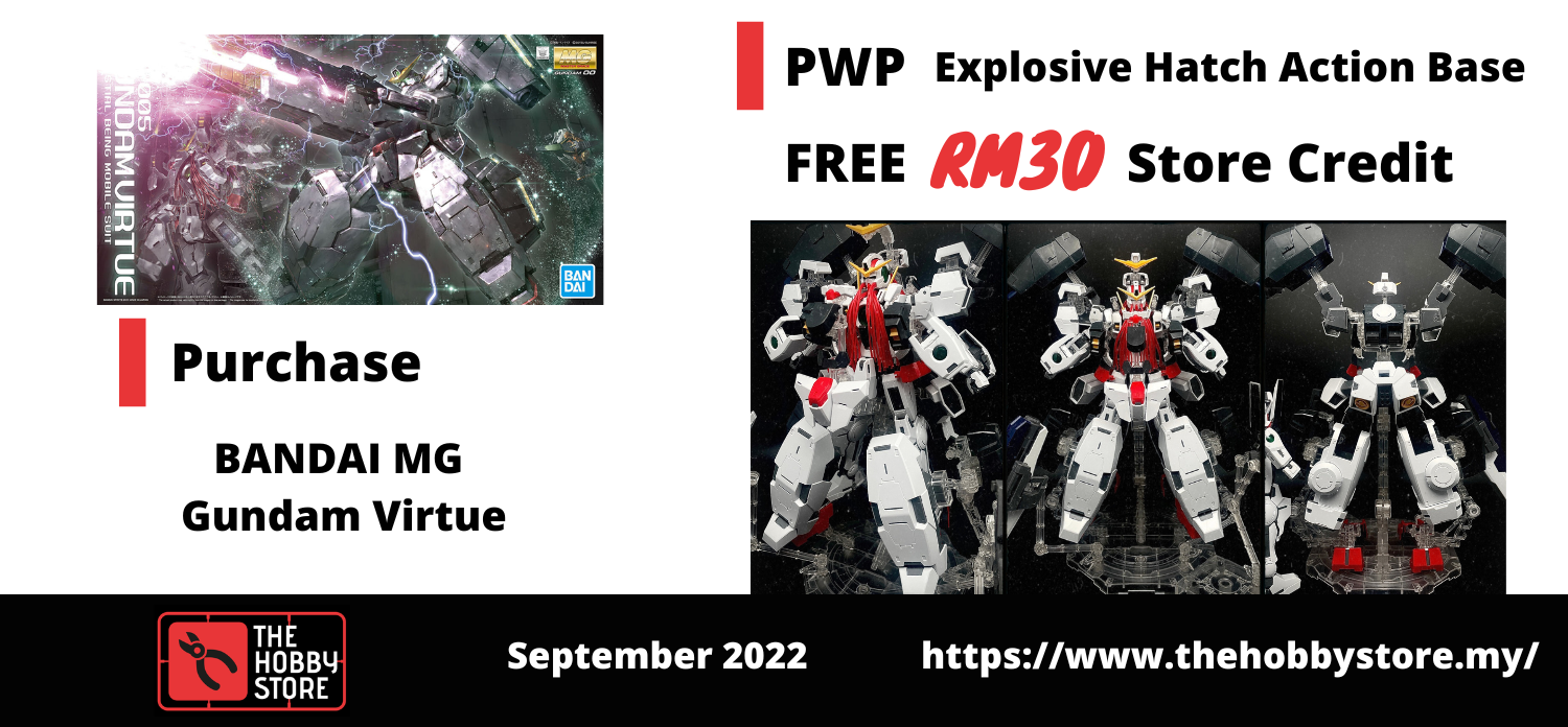 [New Arrival] Points Factory Explosive Hatch Action Base For Mg 1/100 Virtue Gundam
