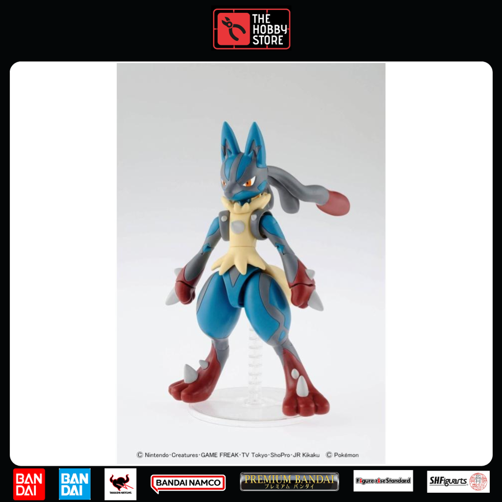 BANDAI POKEMON PLAMO COLLECTION MEGA LUCARIO – The Hobby Store Malaysia ...