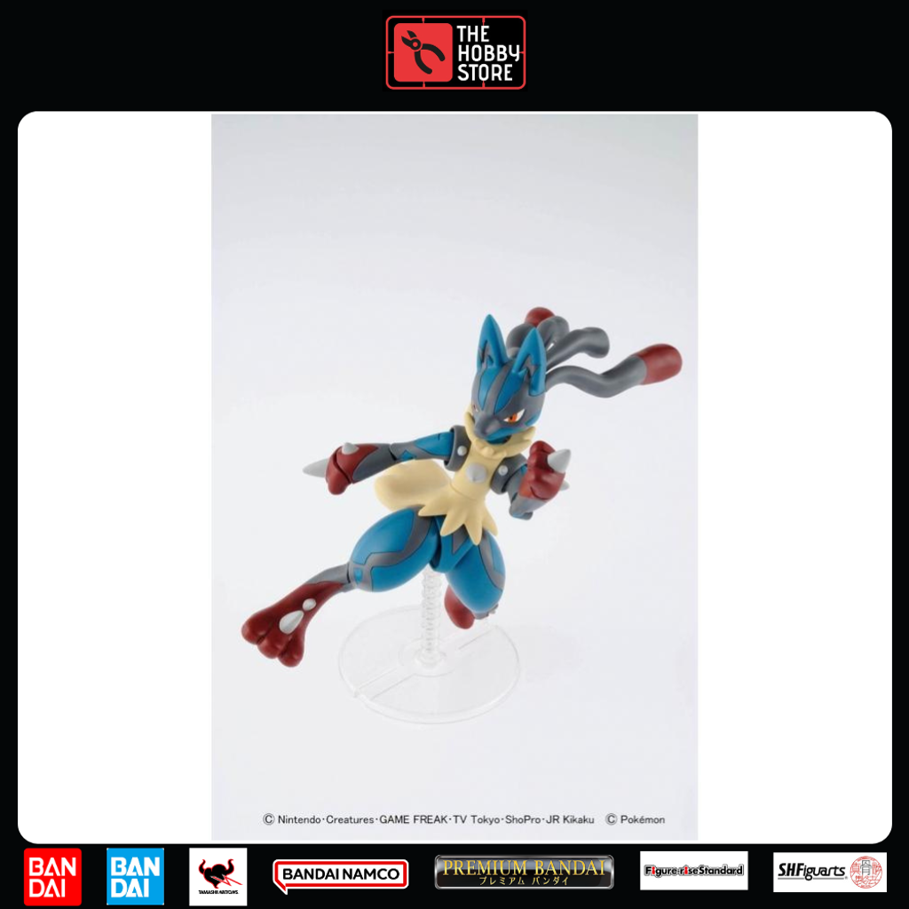BANDAI POKEMON PLAMO COLLECTION MEGA LUCARIO – The Hobby Store Malaysia ...