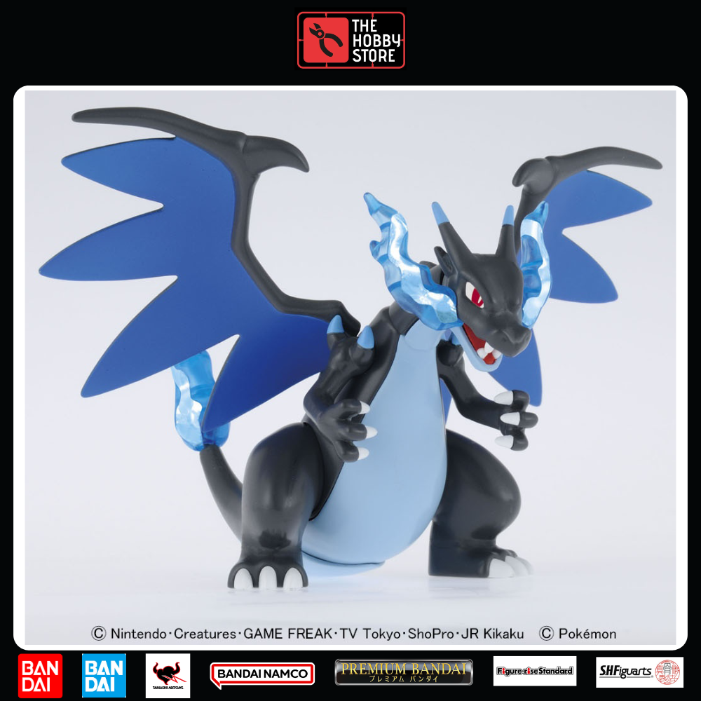 Pokemon Plamo Collection Mega Charizard X VS Mega Charizard Y