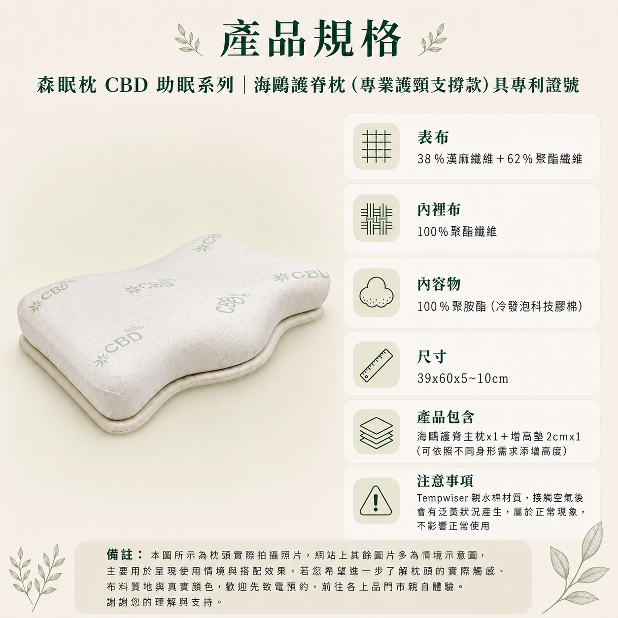 護脊 產品規格