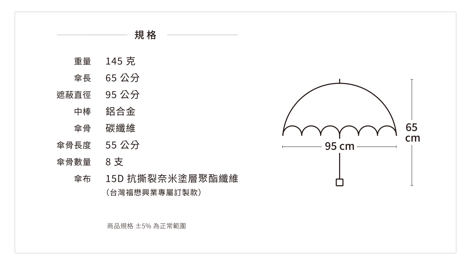 直傘 145 2