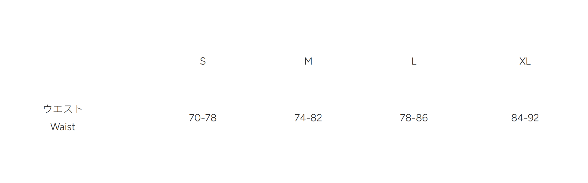 sizing