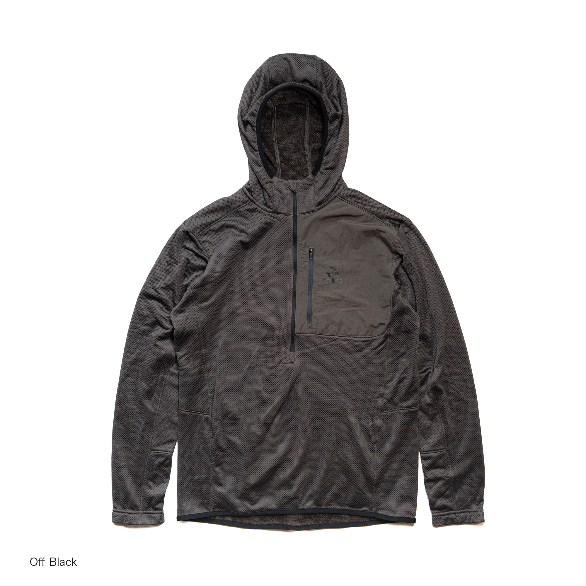 static-adrift-half-zip-hoody-offblack