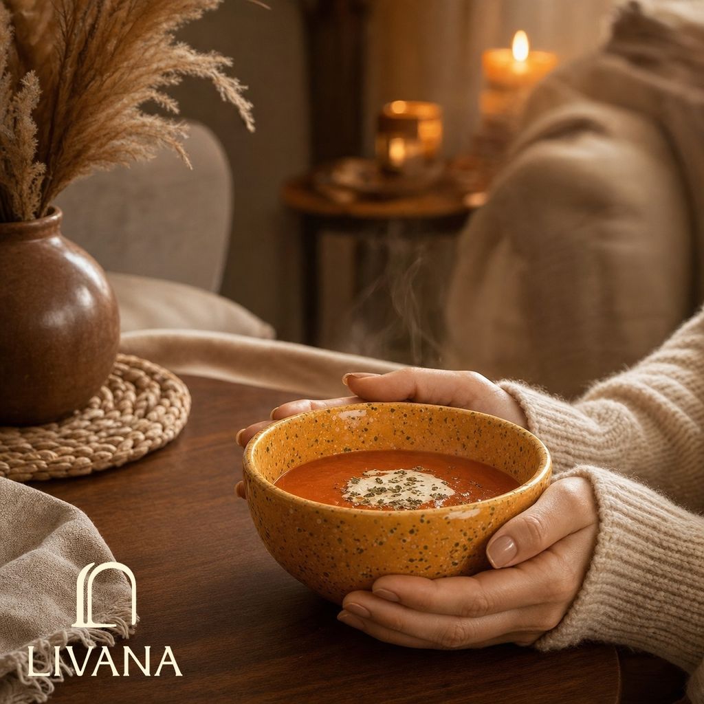 LIVANA_橙色碗_02_客廳情境