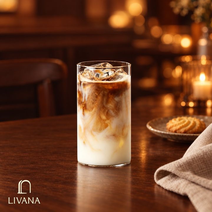 LIVANA_玻璃杯280ml_01_餐廳情境_小logo