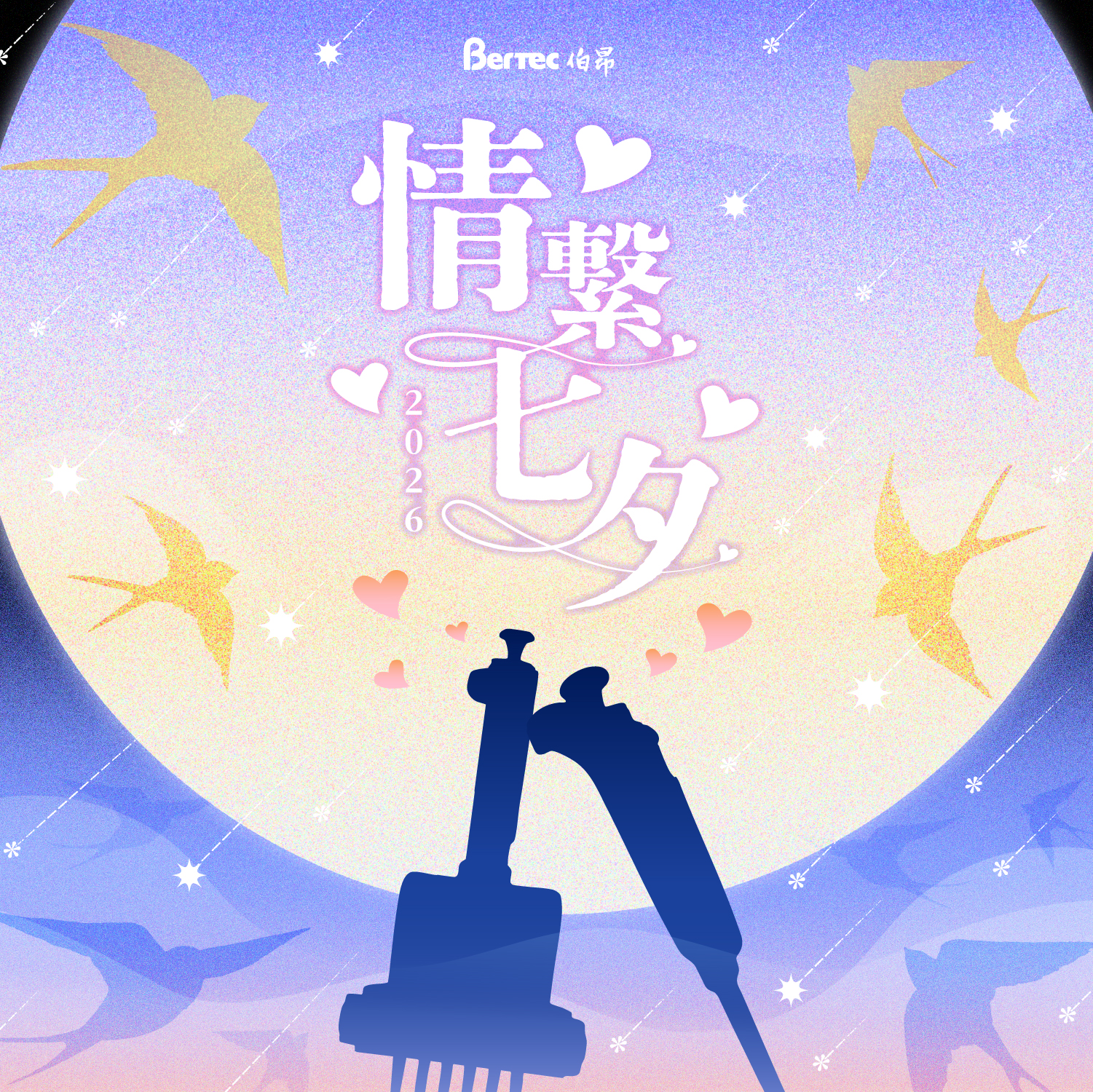 浪漫七夕，讓伯昂為你的實驗專案許下「精準」心願！❤️