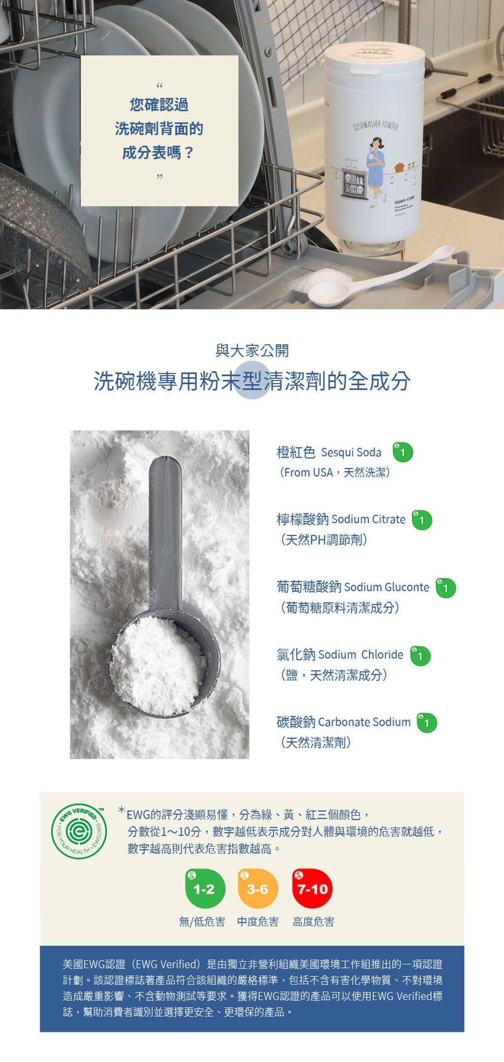 韓國 SHINE MAKERS｜洗碗機專用粉末型清潔劑_官網上架長條圖3