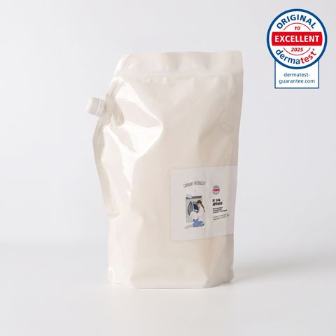 SHINEMAKERS純凈棉花香洗衣精補充包1.5_附皮膚認證標章圖