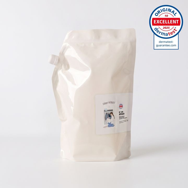 SHINEMAKERS純凈棉花香洗衣精補充包1.5_附皮膚認證標章圖
