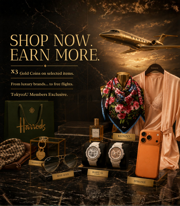 Every purchase brings you rewards | Tokyo2U