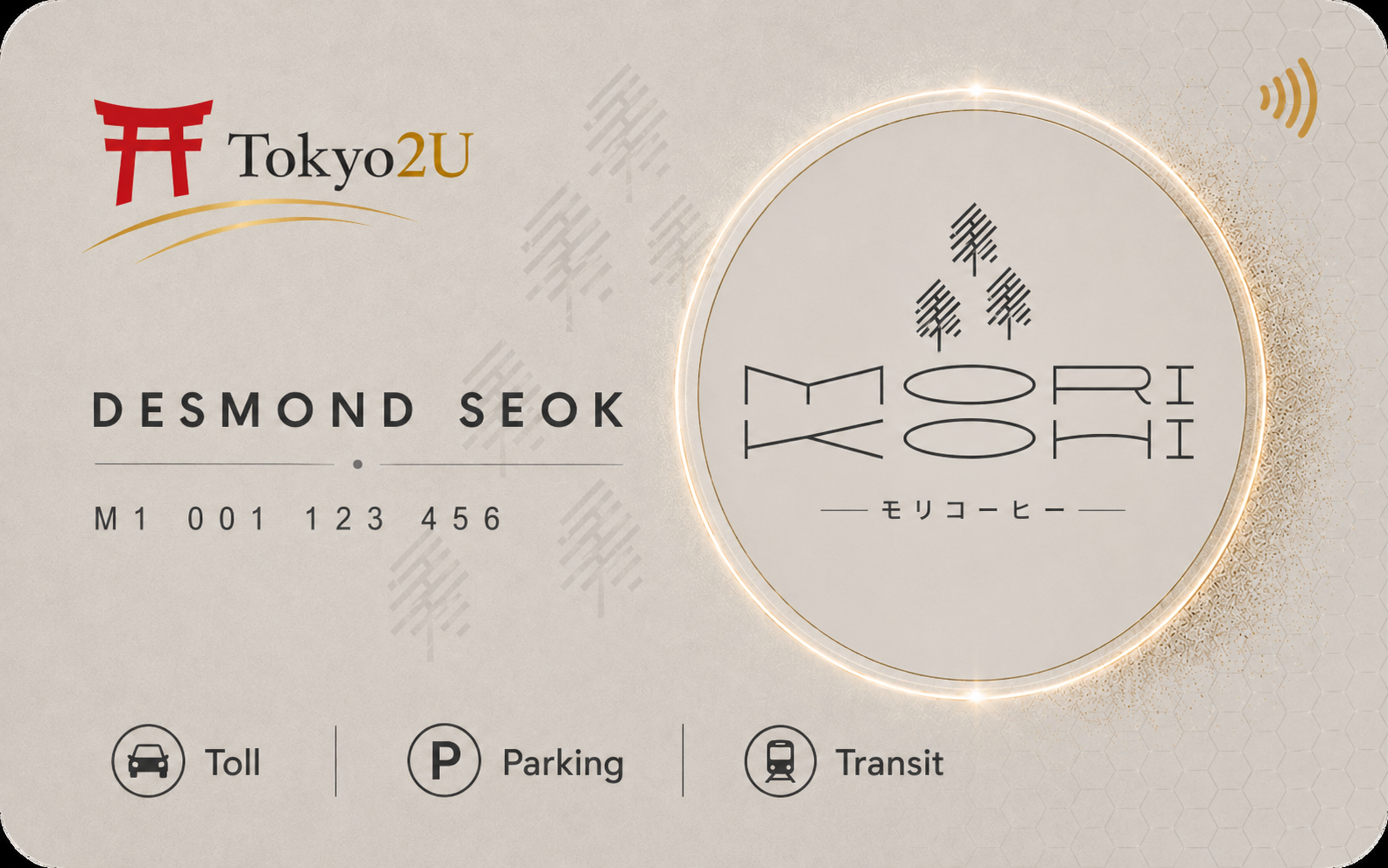 Tokyo2U Card Front