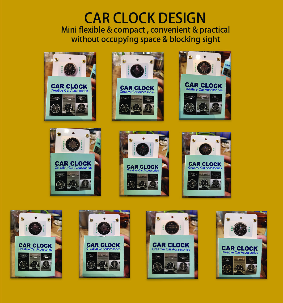 CAR CLOCK DESIGN