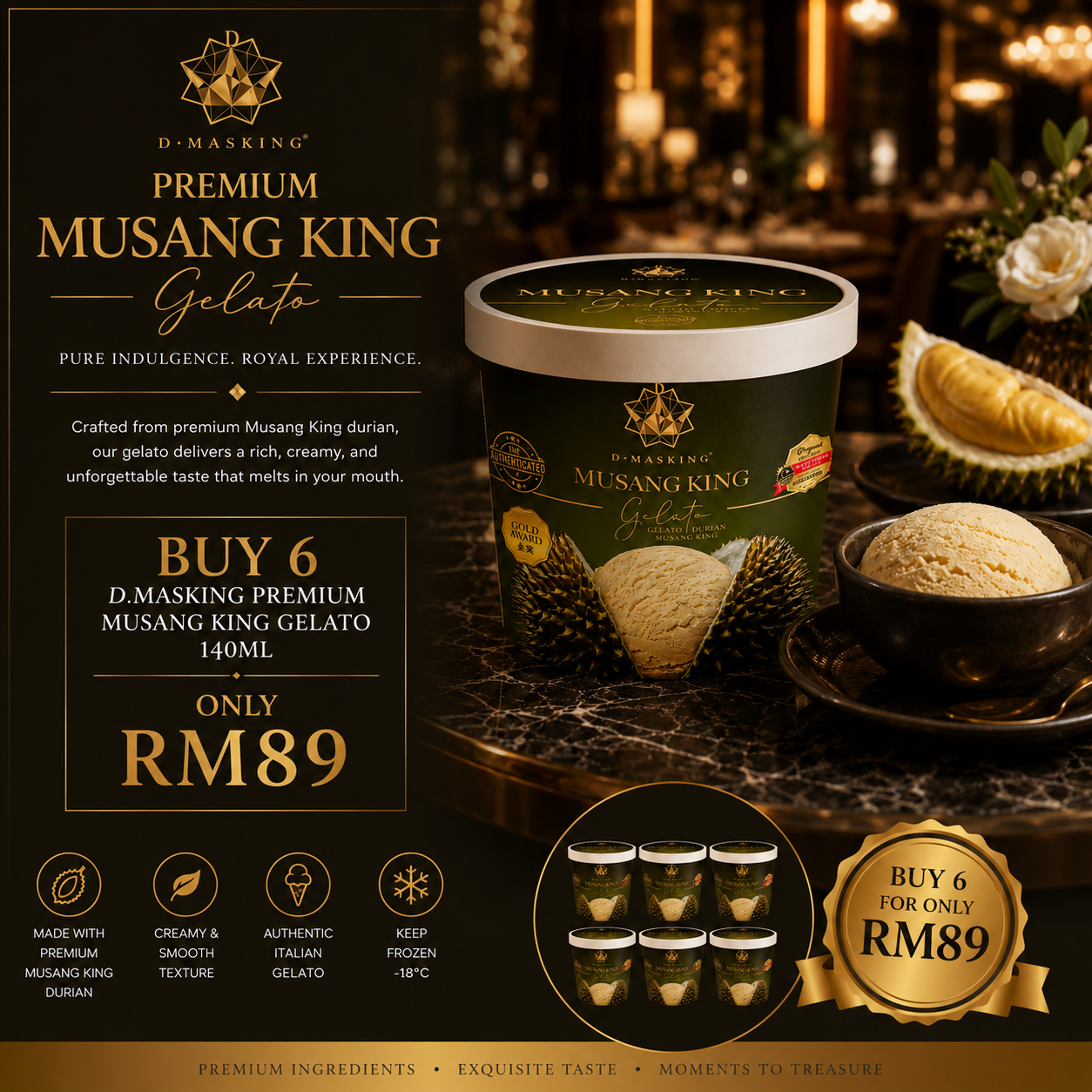 musang king gelato 6in1