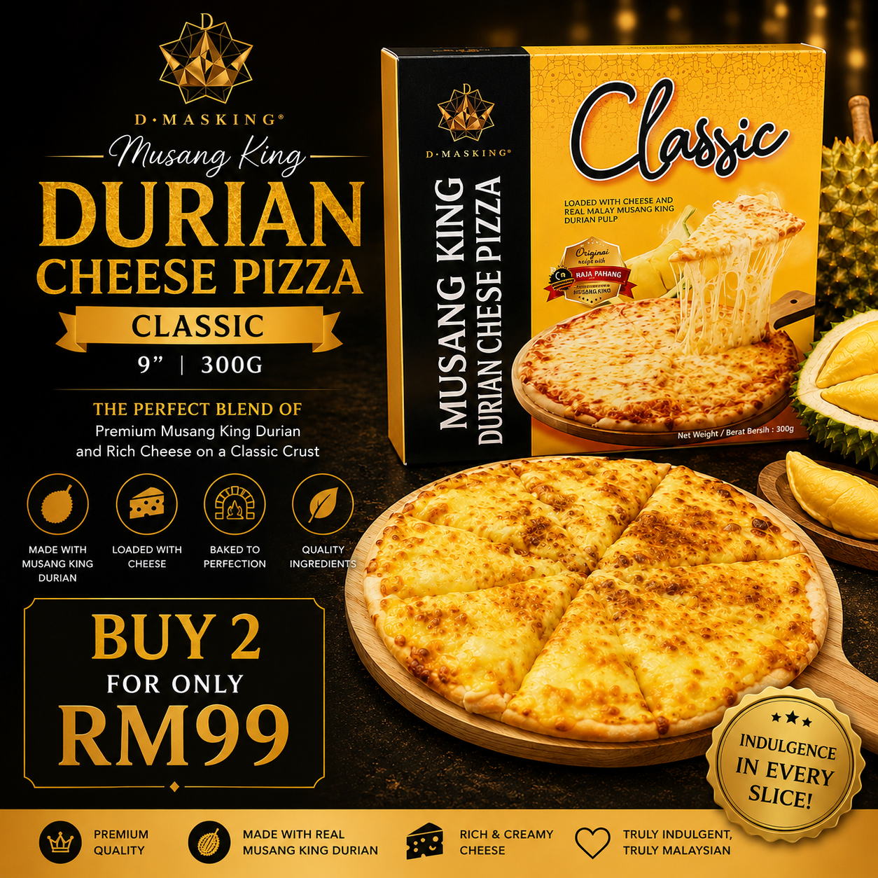 chesse pizza 2in1