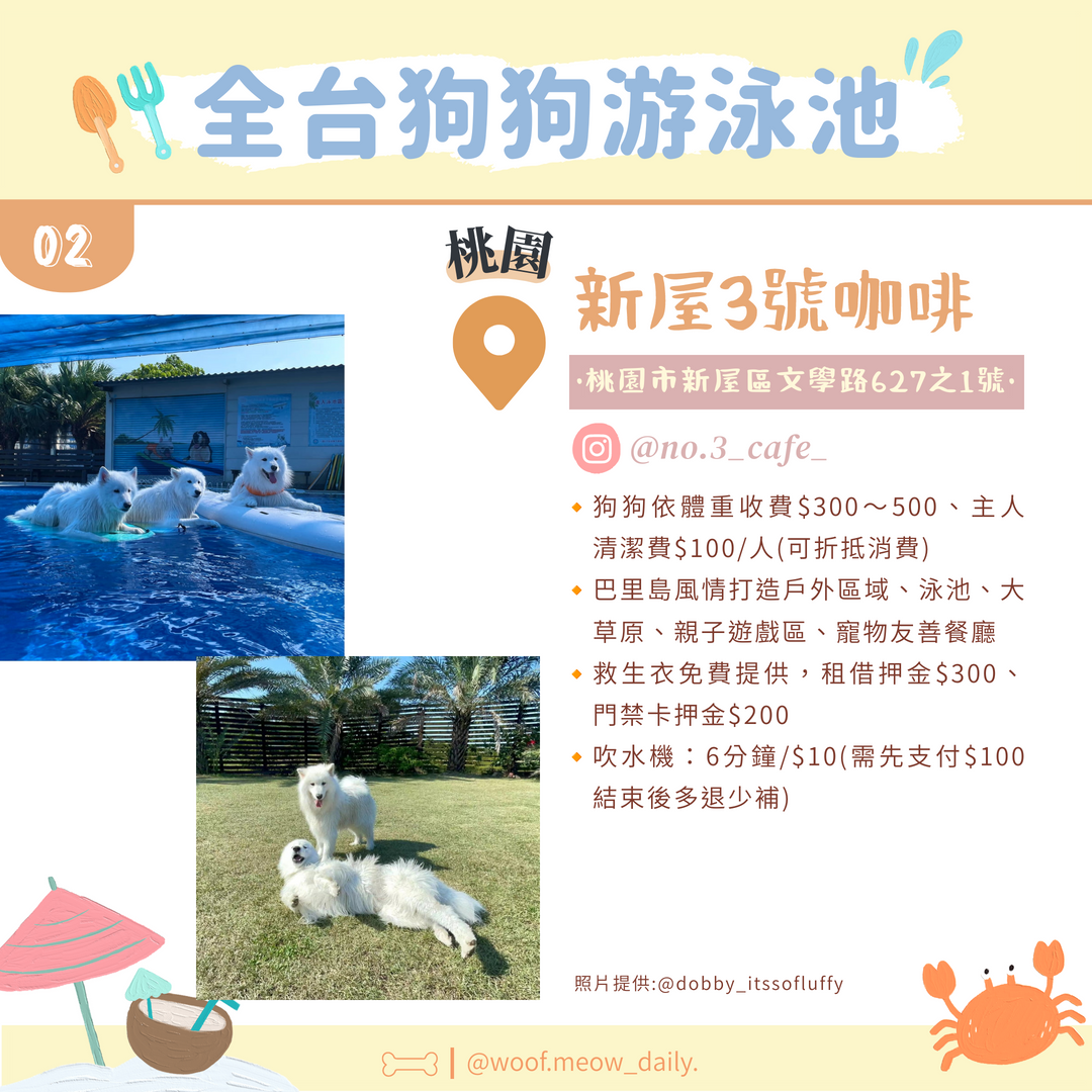 苗栗幸福農場寵物游泳池
