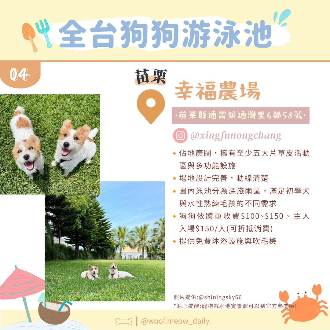 桃園新屋3號咖啡寵物泳池