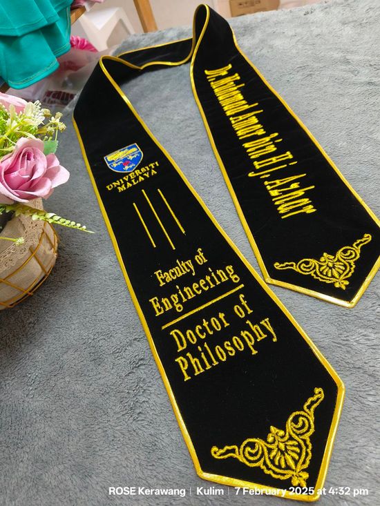 SELEMPANG GRADUASI / GRADUATION SASH | KERAWANG