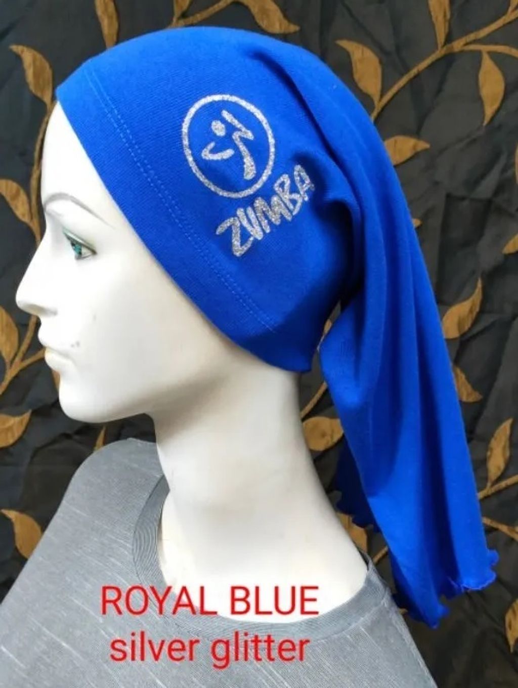 royal blue silver glitter