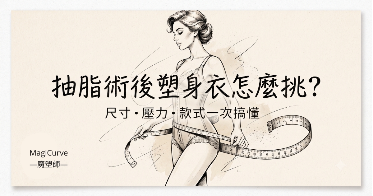 抽脂術後塑身衣怎麼挑？尺寸、壓力、款式一次搞懂｜MagiCurve 魔塑師