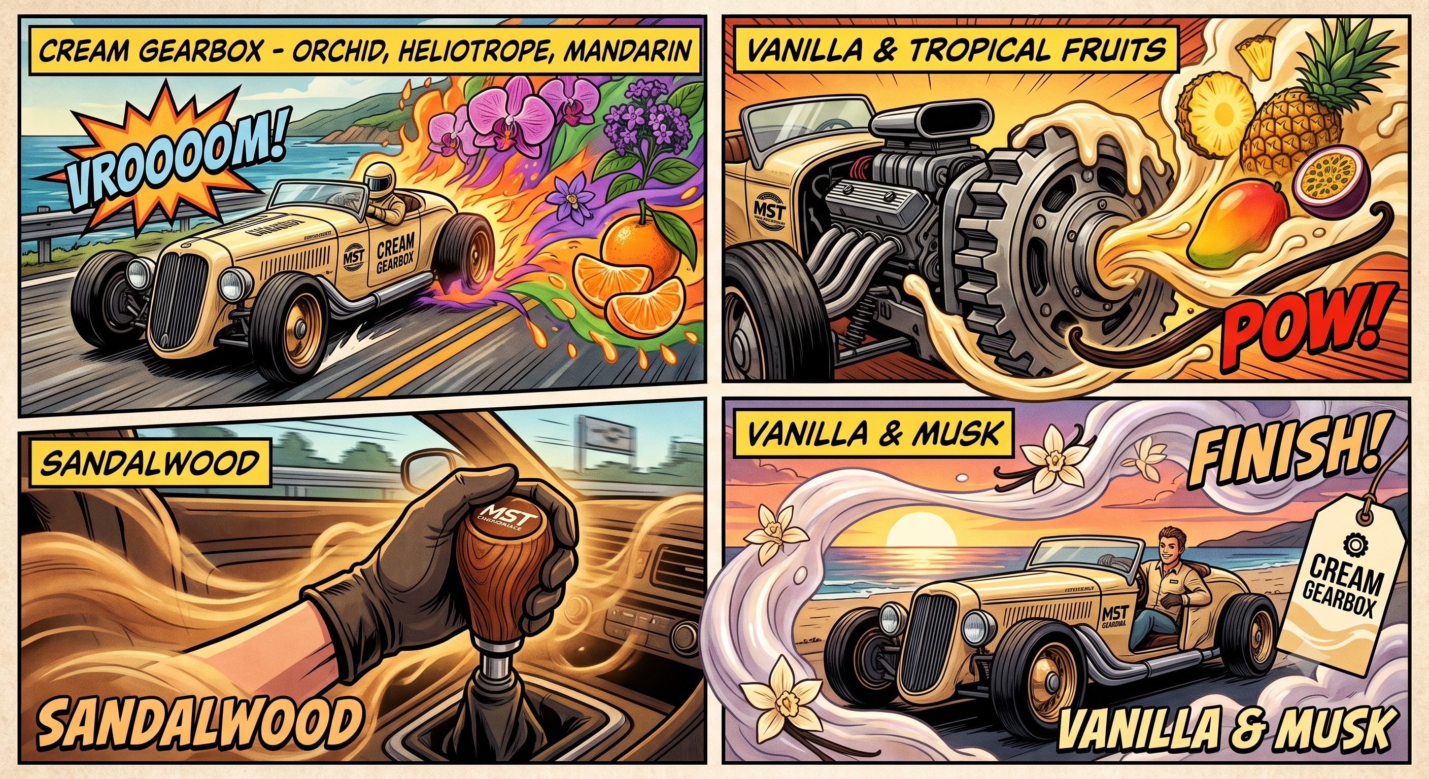 Cream gearbox