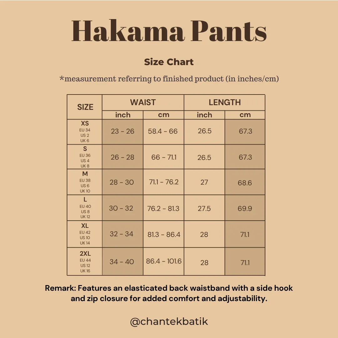 Hakama pants updated 220826