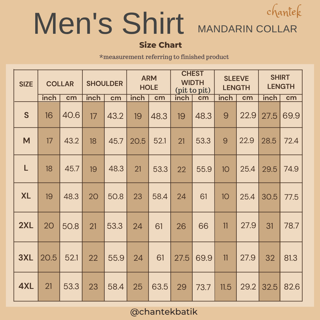Men shirt mandarin collar 30926