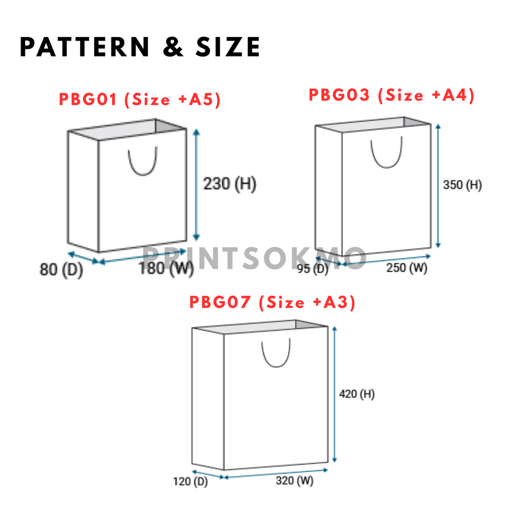 Paperbag Size