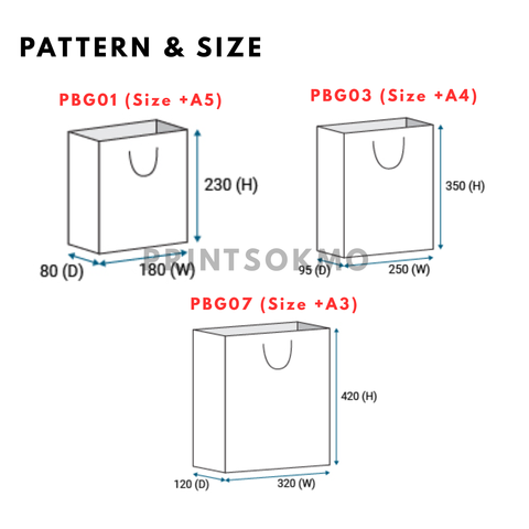 Paperbag Size